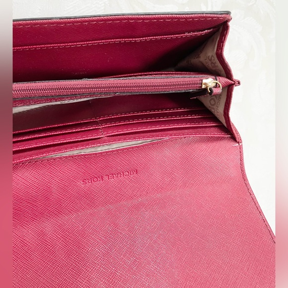 Red Michael Kors Wallet - Picture 3 of 5